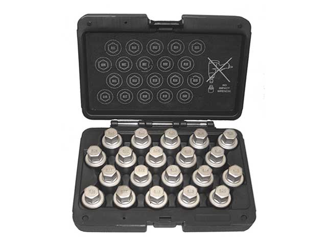 Porsche Wheel Lock Key Set - 20-Piece Set, 911/Cayman/Panamera/Boxster/Cayenne | 1997-2017 LT4170