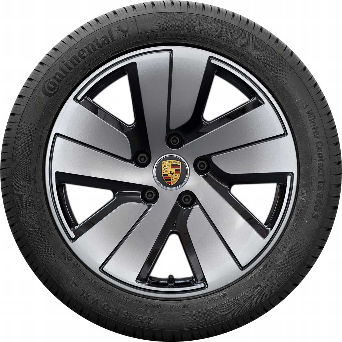 Porsche Winter Wheel Set 19 Inch Taycan S Aero Continental - 9J1073600B 9J1073600B