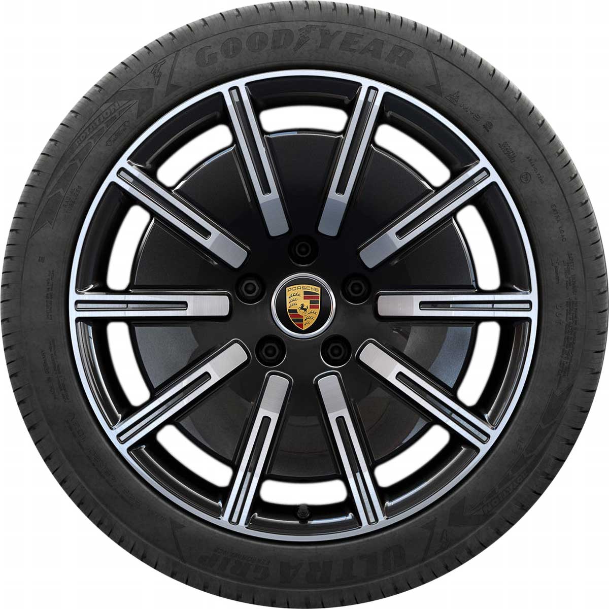 Porsche Winter Wheel Set 20 Inch Taycan Sport Aero Goodyear - 9J1073600E 9J1073600E