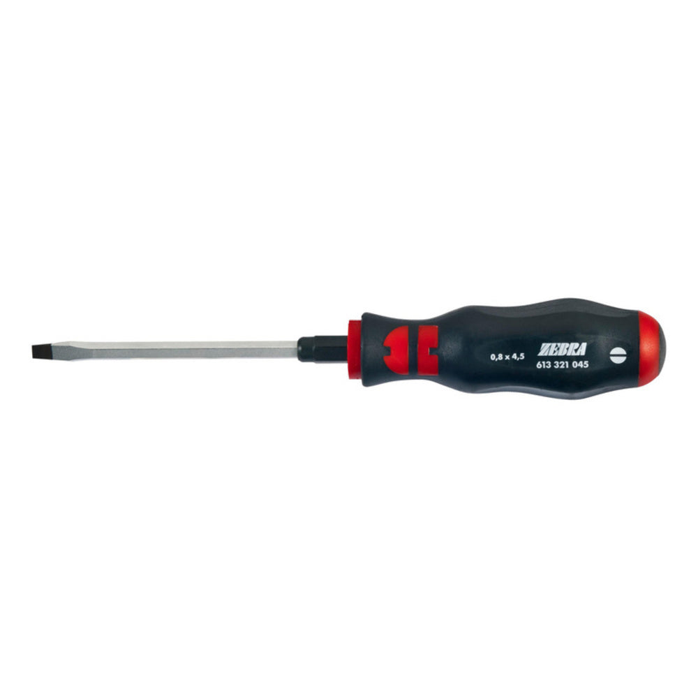 Porsche Zebra Hexagon Blade Slotted Screwdriver 0.8mm x 4.5mm 0613321045