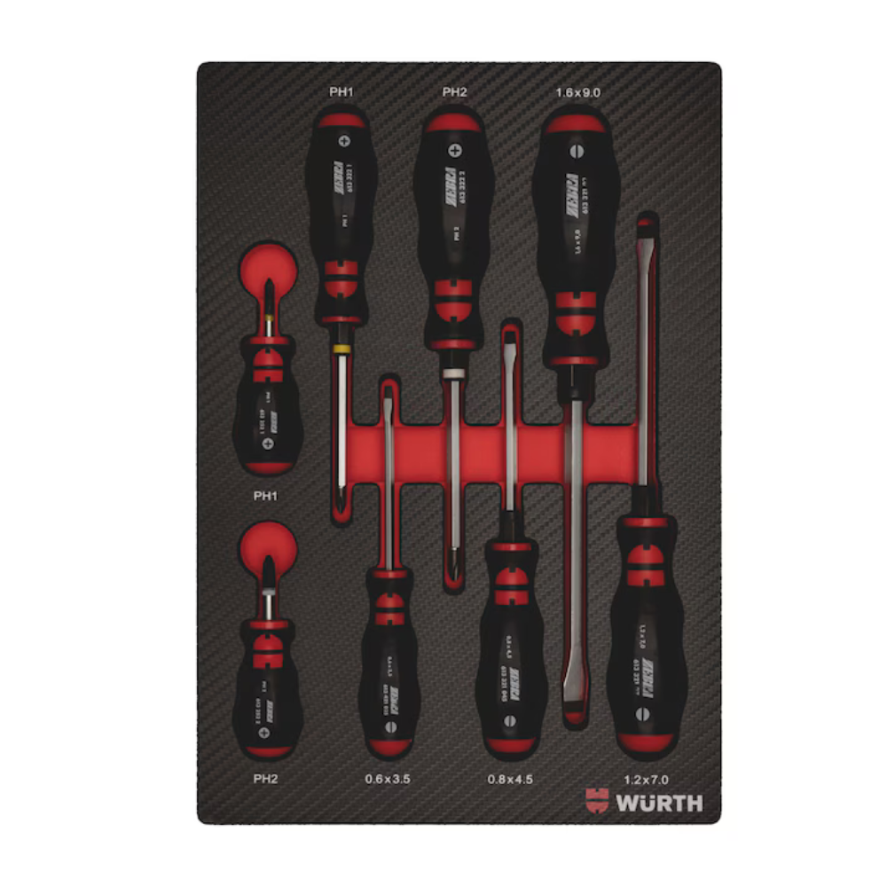 Porsche Zebra Screwdriver Assortment 8 Pieces 0965905501