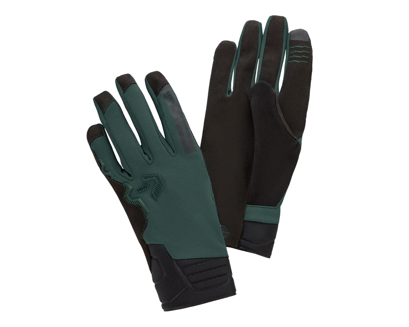 Porsche x ION Mens Bike Gloves - Green