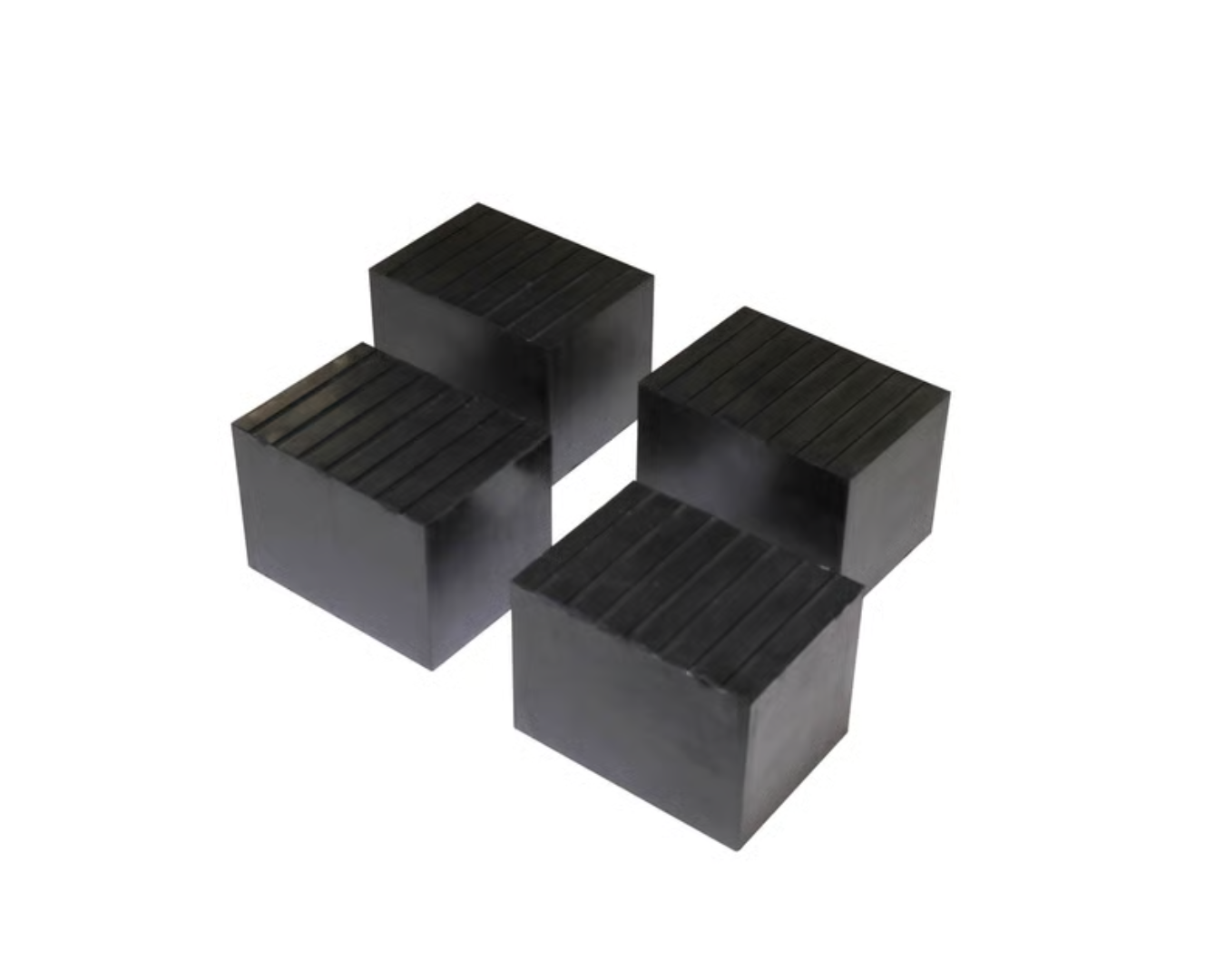 QuickJack Lift Tall Rubber Block - 75mm - Set of 4