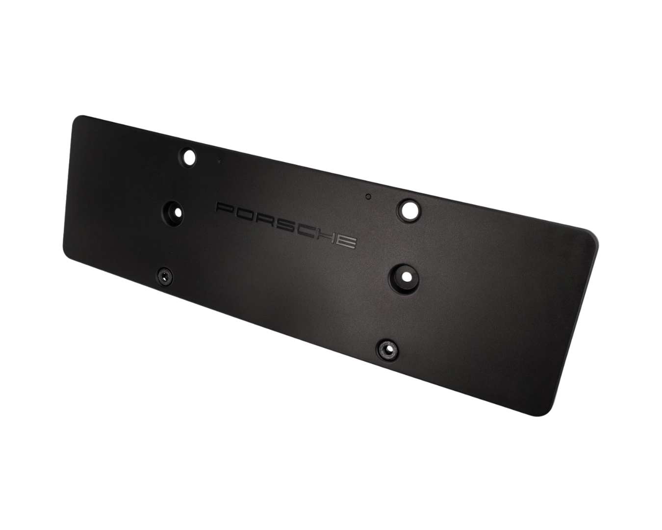 Rear Licence Plate Holder - Matt Black - Taycan | 2020-2026