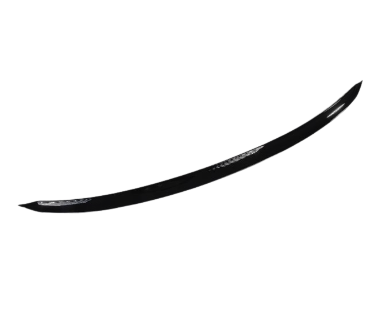 Rear Spoiler Tear-Off Edge Lip - Black Glossy - Cayenne | 2019-2024