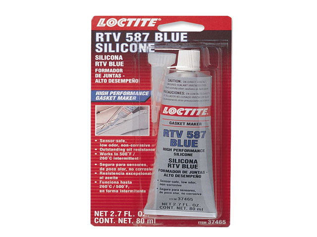 Sealing Compound - Loctite RTV 587 Blue Silicone Gasket Maker 80 ml. Tube 37465
