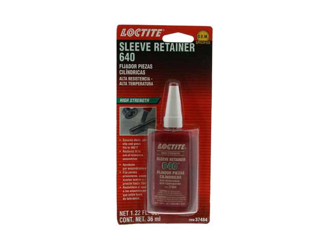 Sleeve Retainer Compound - Loctite 640 Green (36 ml. Bottle)