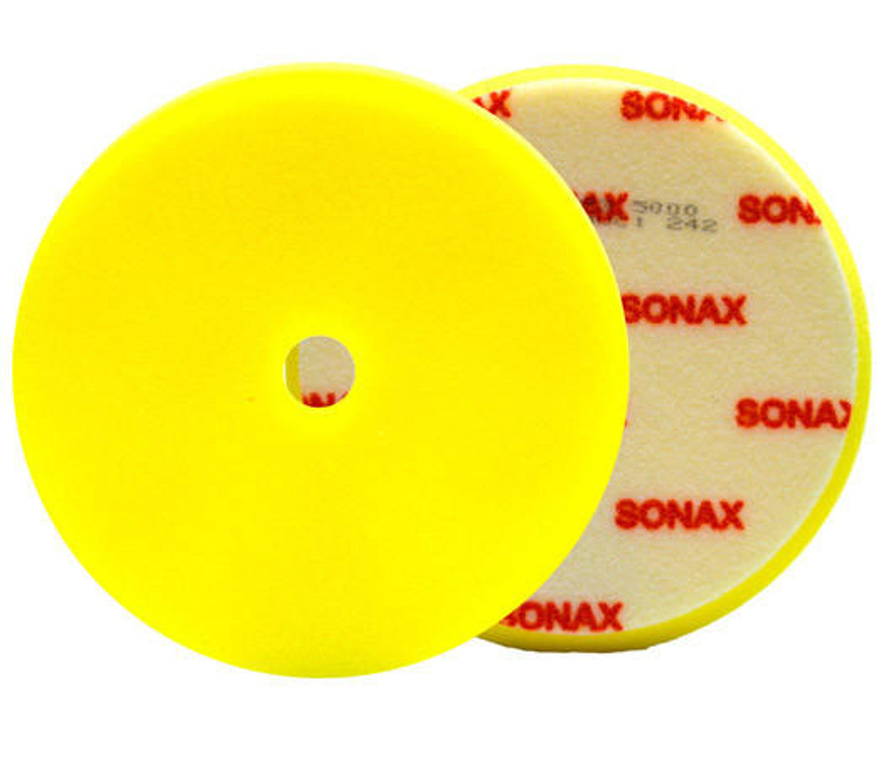 Sonax Yellow Dual Action Soft Cutting Pad - 6.5 Inch