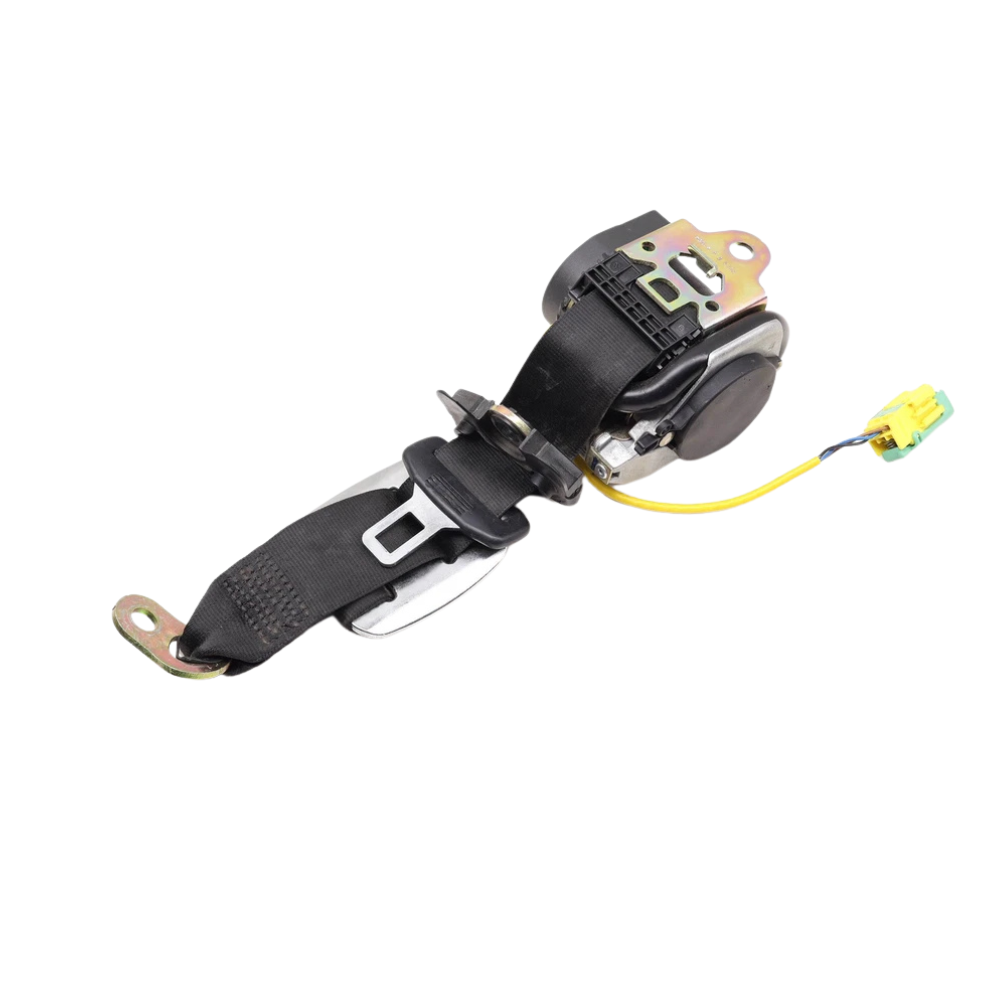 Three Point Seat Belt - Rear Left - Black - Cayenne | 2003-2005