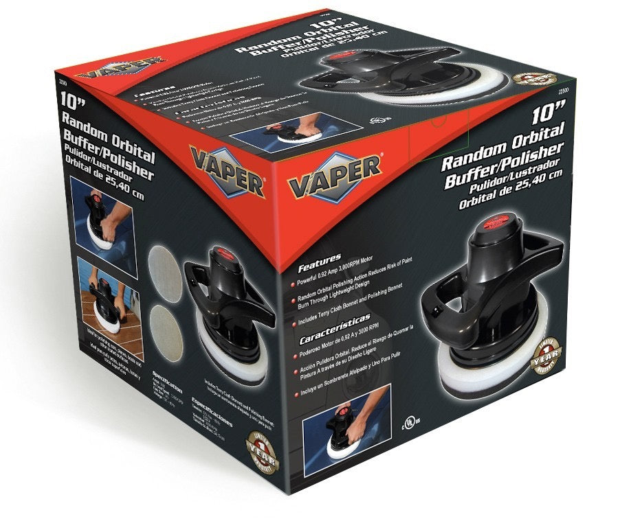 Titan 22610 10-Inch Electric Random Orbital Buffer/Polisher