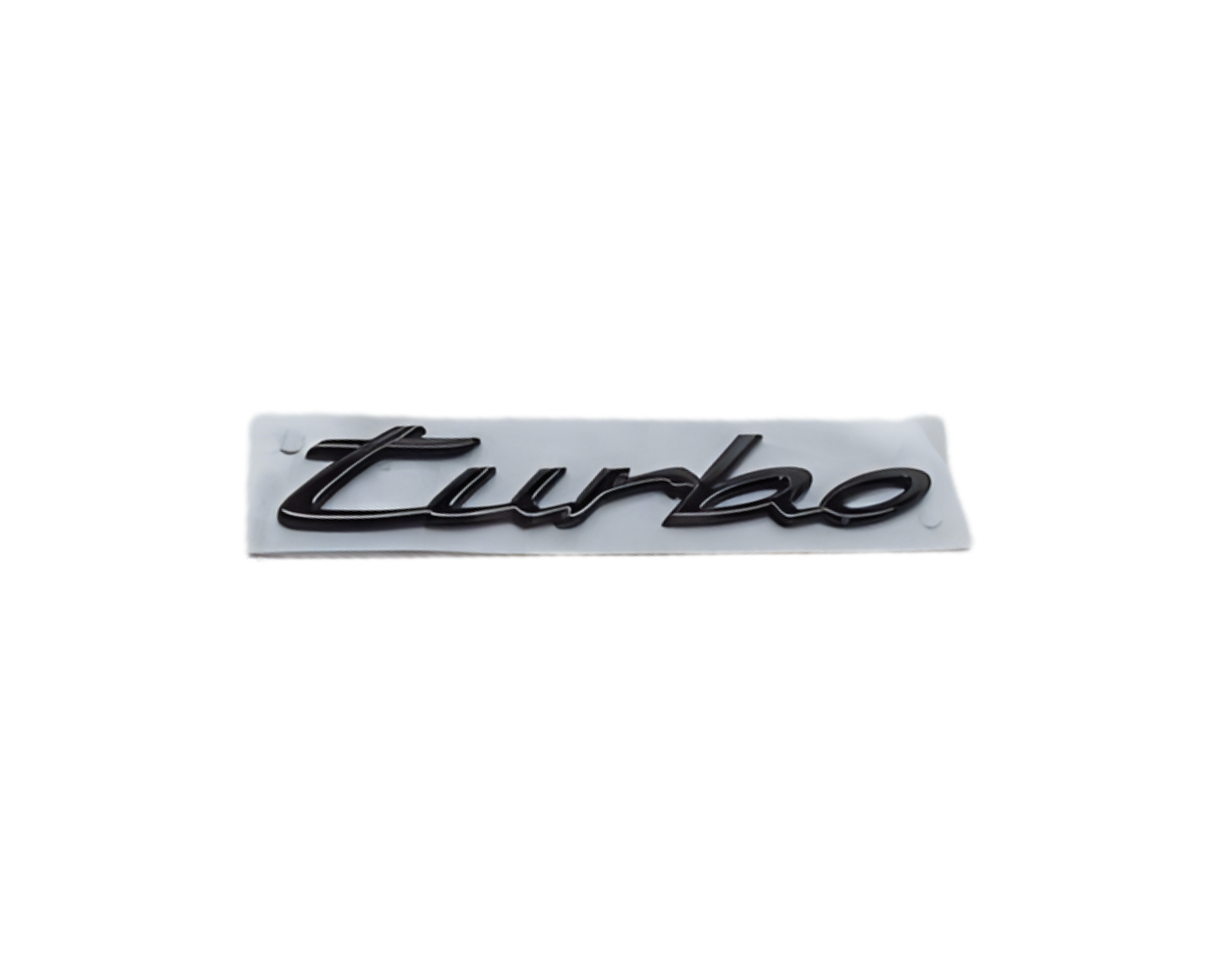 Turbo Emblem Logo - High Gloss Black - Taycan | 2020-2026
