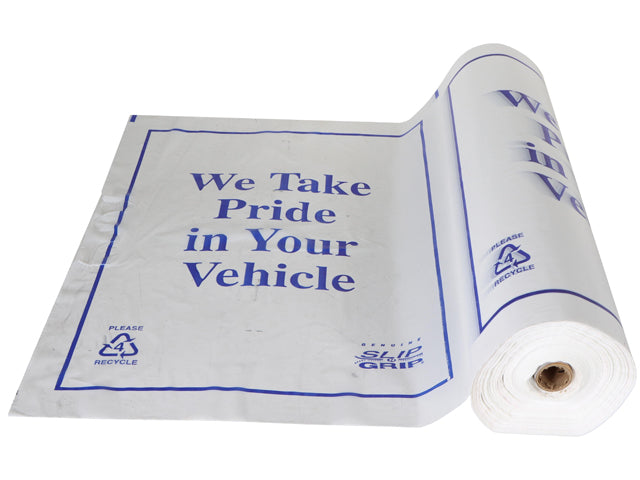 Plastic Floor Mat - Slip-N-Grip Paper Floor Mat 500 Roll FGP994302