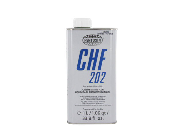 Porsche Hydraulic System Fluid (CHF 202) for Power Steering and Hydraulic System - (1 Liter), 912/Cayenne/911/Boxster/Panamera/Macan/718 Spyder/718 Boxster | 1965-2023 G0040001LDSP