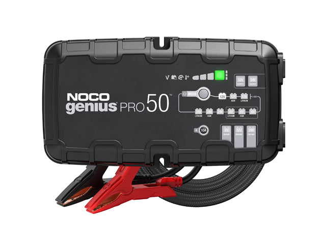 NOCO GENIUSPRO50 6V/12V/24V 50-Amp Smart Battery Charger GENIUSPRO50