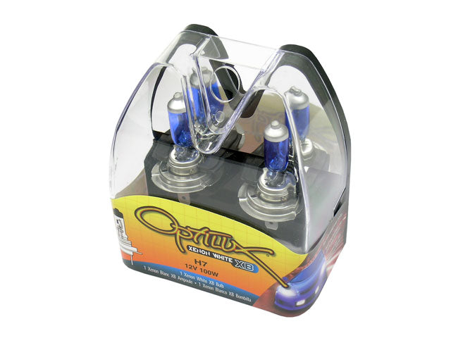 Bulb Set - H7 Halogen Optilux Xenon White XB 12V - 100W H71070307