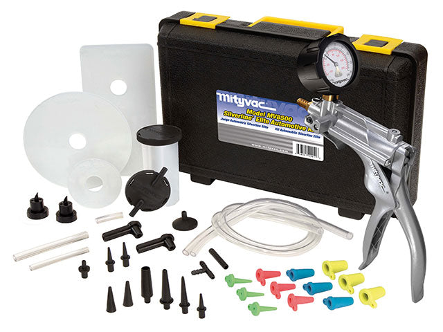 Hand Vacuum Pump Kit - Mityvac MV8500 Silverline Elite Automotive Kit MV8500