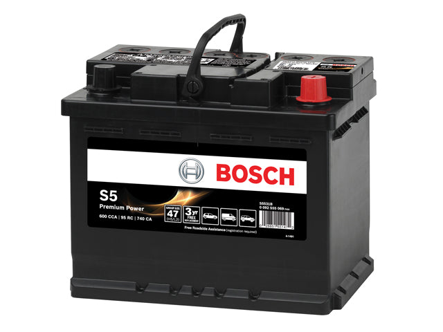 Porsche Battery - Bosch S5 Premium, 911/Boxster/Cayman/Cayenne/Panamera/914 | 1971-2019 S5531B