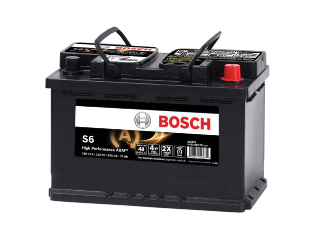 Porsche Battery - Bosch S6 AGM High Performance, 911/Boxster/Cayman | 1989-2016 S6585B