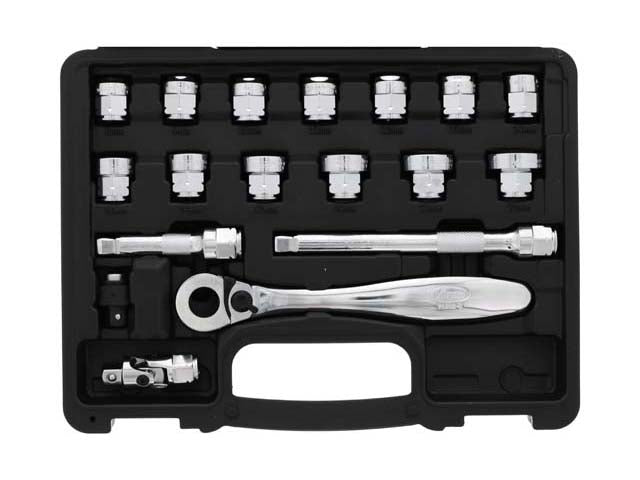 Socket Set - 3/8" Drive Super Flat V6202