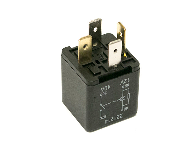 Porsche Multi Purpose Relay (4-Prong) (Black) (12V - 40A), Macan/Cayenne | 2023 YWB500060