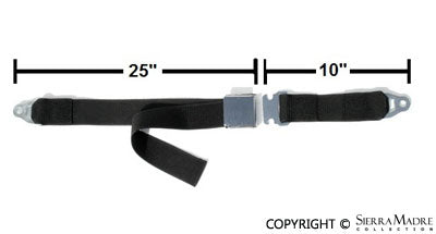 Rear Seat Belt, 2 Point - Sierra Madre Collection