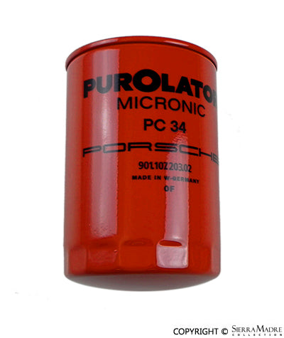 Purolator PC34 Oil Filter, 911(65-71)/914-6(70-72) - Sierra Madre Collection