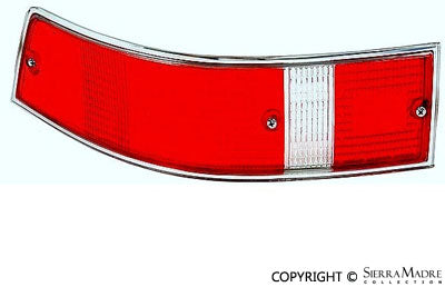 Taillight Lens, Left, US, Silver Trim (69-89) - Sierra Madre Collection