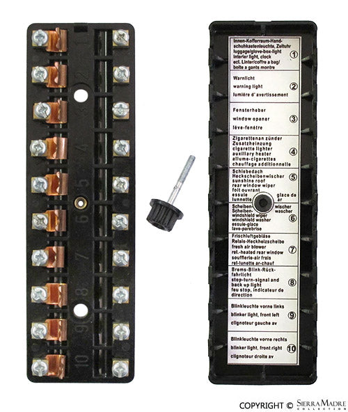 Fuse Box, 10 Fuse, 911/930 (70-89) - Sierra Madre Collection