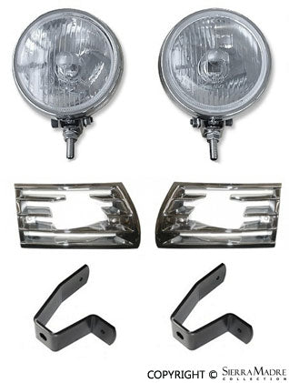 Fog Light and Chrome Grille Set, 911/912 (69-73) - Sierra Madre Collection
