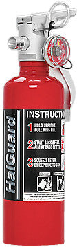 H3R HalGuard Premium Clean Agent Fire Extinguisher, 1.4 lb. Red - Sierra Madre Collection