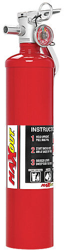 H3R MaxOut Dry Chemical Fire Extinguisher, 2.5 lb Red - Sierra Madre Collection
