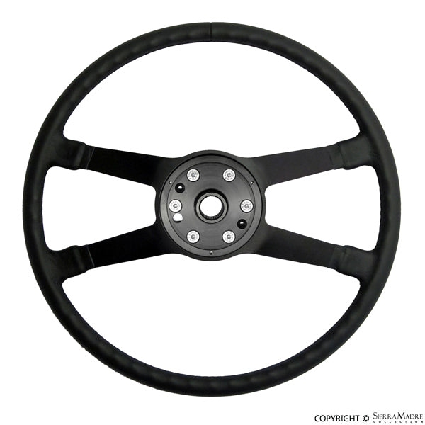 VDM Steering Wheel, Leather, 911/912 (400mm) - Sierra Madre Collection