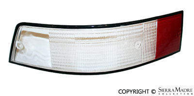 Italian Style Taillight Lens with Black Trim, Left (69-89) - Sierra Madre Collection