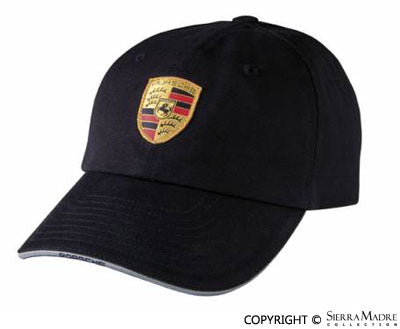 PorscheÂ® Crest Cap, Black - Sierra Madre Collection