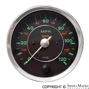 VDO Dual Scale Speedometer (KPH/MPH) - Sierra Madre Collection