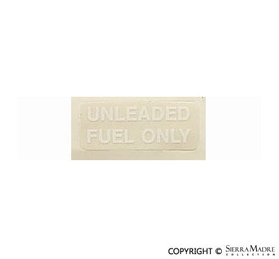 Unleaded Fuel Only Decal, 911, (87-89) - Sierra Madre Collection