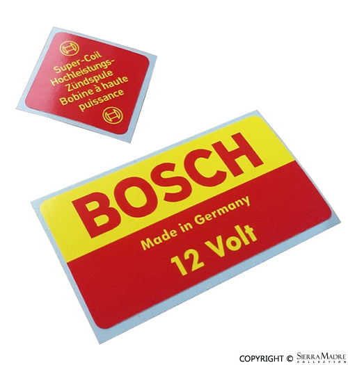 Bosch 12V Decal Set, 911/912/914 (66-76) - Sierra Madre Collection