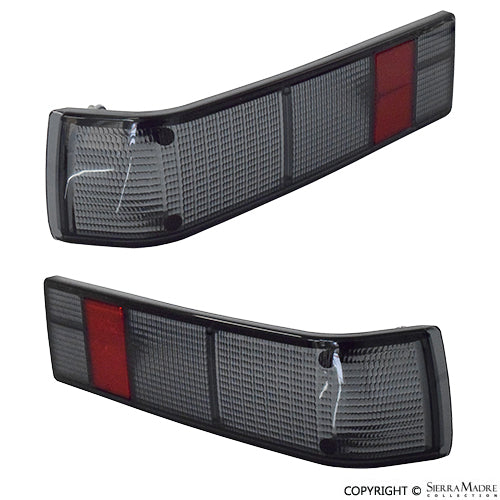 Taillight Lens Set, Black With Red Reflector, 914 (70-76) - Sierra Madre Collection