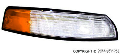 Italian Style Turn Signal Lens with Black Trim, Right (69-73) - Sierra Madre Collection