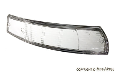 Turn Signal Lens Clear, Right, Euro, Chrome Trim (69-73) - Sierra Madre Collection