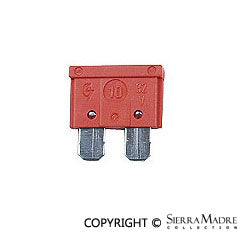 Porsche 10 Amp Fuse - Red 85-98 N-17-131-5