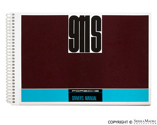 Porsche 1967 Owners Manual - 911S WKD-460-720