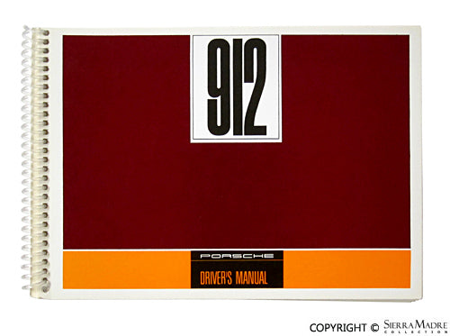 Porsche 1968 Owners Manual - 912 WKD-460-820