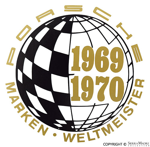 Porsche 1969-1970 Marken Weltmeister Decal 911-701-103-01