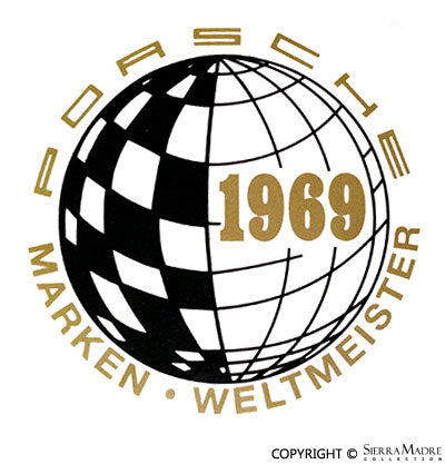 Porsche 1969 Marken Weltmeister Decal 911-701-103-00
