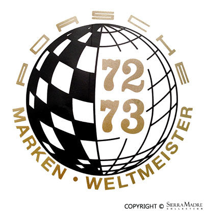 Porsche 1972-1973 Marken Weltmeister Decal 911-701-103-04