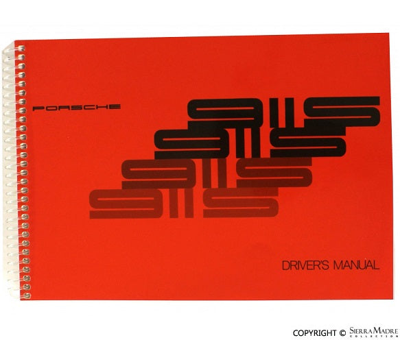 Porsche 1972 Owners Manual - 911S WKD-463-020