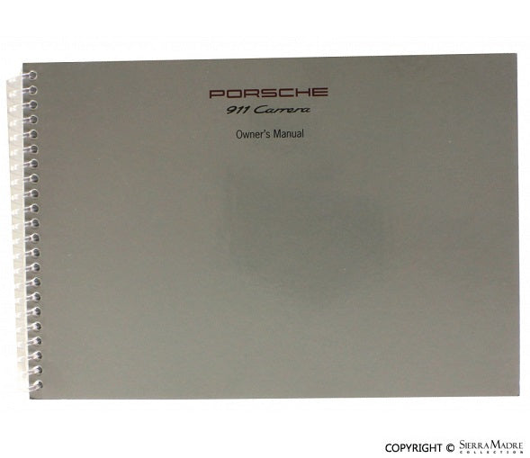 Porsche 1995 Owners Manual - 993 Wkd-993-021-95