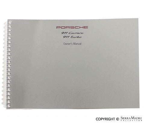 Porsche 1996 Owners Manual - 993 WKD-993-021-96