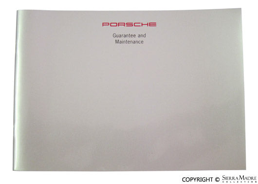 Porsche 1997 Guarantee & Maintenance Book - 911 WKD-900-020-97
